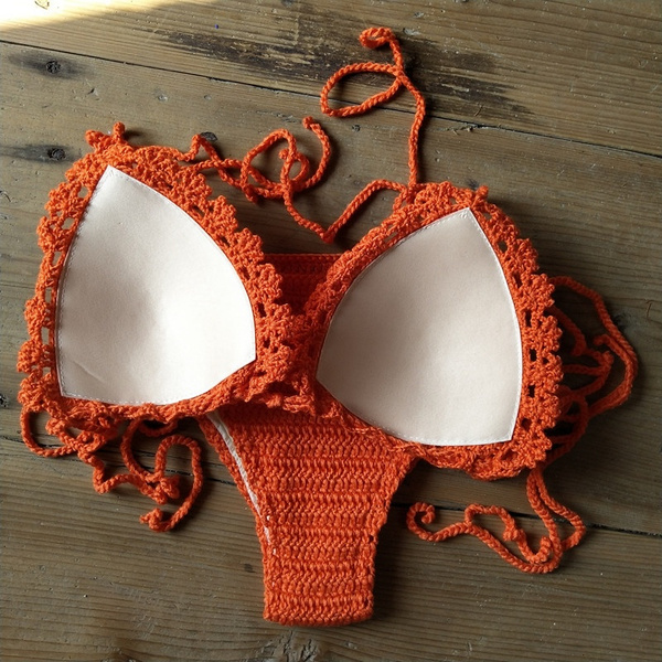 Handmade-Crochet-Bikini-Set-Push-Up-15-orange