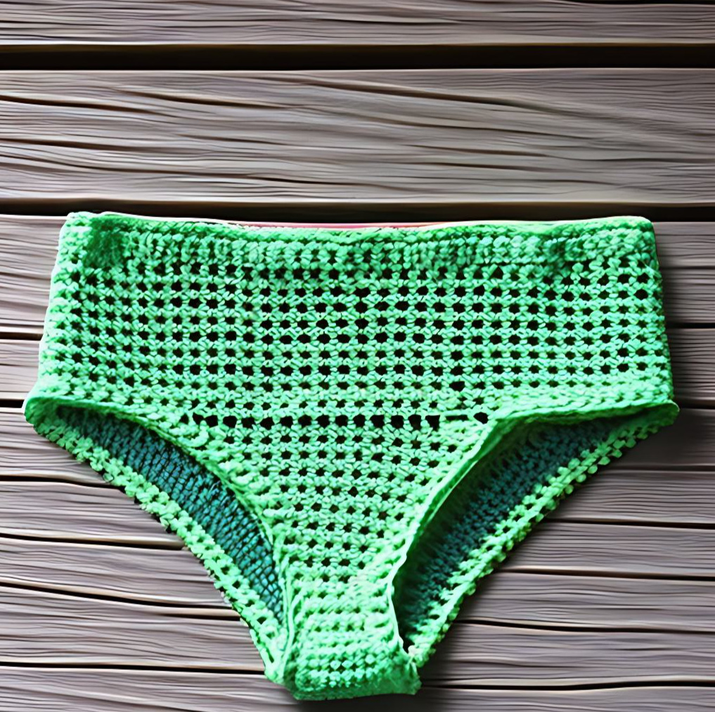 how to crochet the bikini bottom
