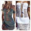 jade crochet cover up beachware beach dress 01