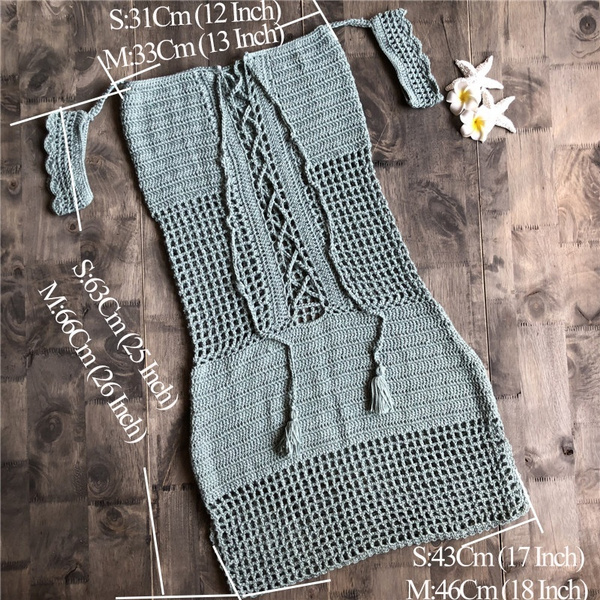 jade crochet cover up beachware beach dress 08