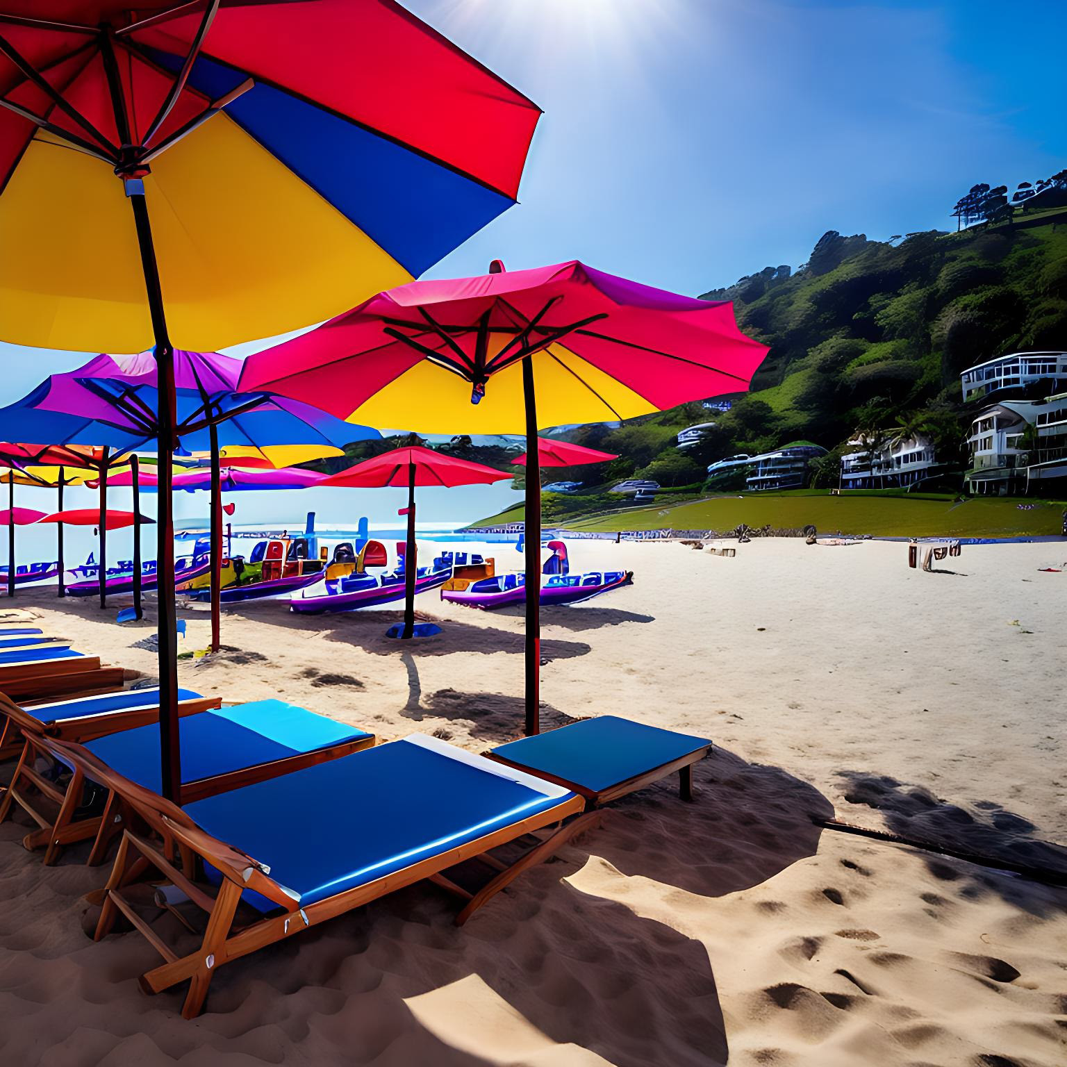 what to pack day at the beach umbrellas